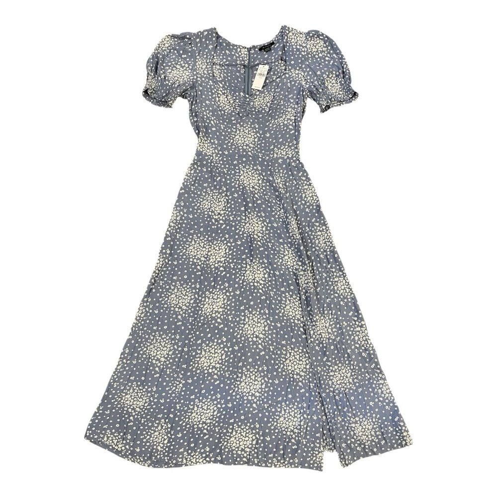 AE Studio Blue and White Floral Women's Dress Size XS